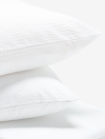 Juego de cama de seersucker para 2 personas 240 x 220 cm