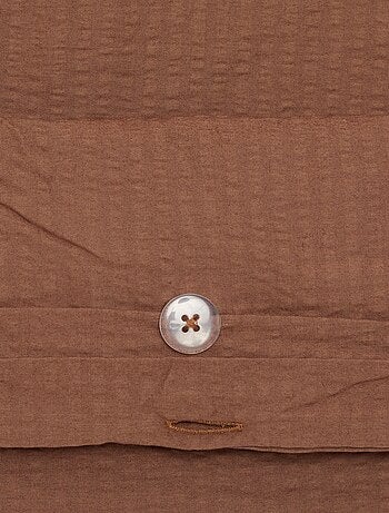 Juego de cama de seersucker para 2 personas 240 x 220 cm