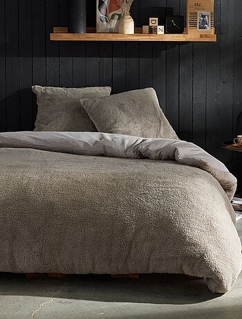 Juego de cama de tejido polar - Doble
