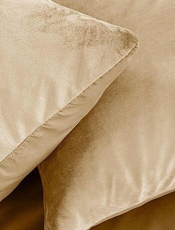 Juego de cama de terciopelo liso