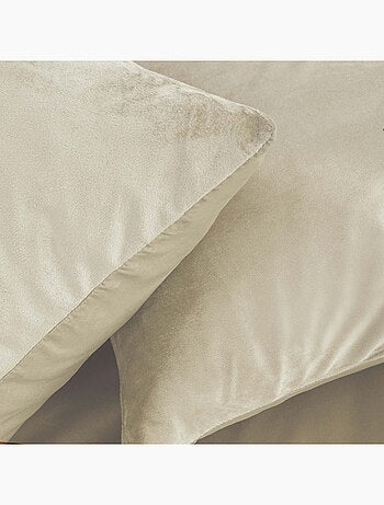 Juego de cama de terciopelo liso