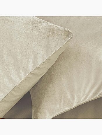 Juego de cama de terciopelo liso