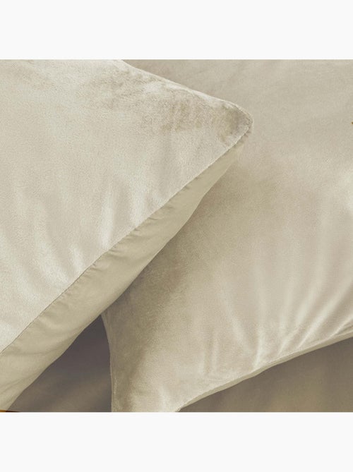 Juego de cama de terciopelo liso - Kiabi Juego de cama de terciopelo liso - Kiabi