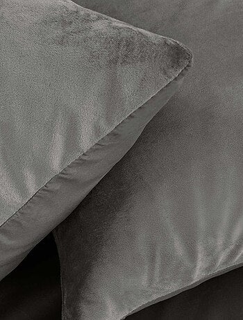 Juego de cama de terciopelo liso