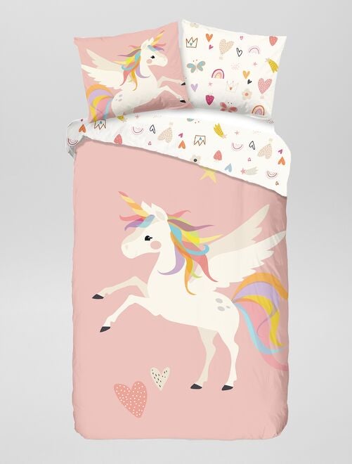 Juego de cama de 'unicornio' - Individual - Kiabi