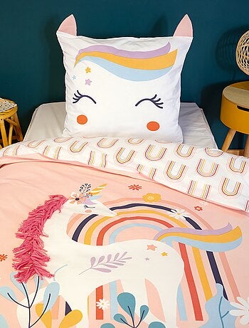 Juego de cama de unicornio - Individual