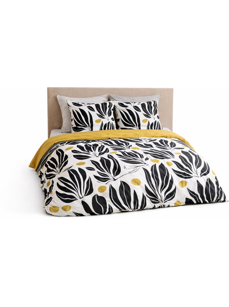 Juego de cama Diseño Gráfico Negro - Kiabi