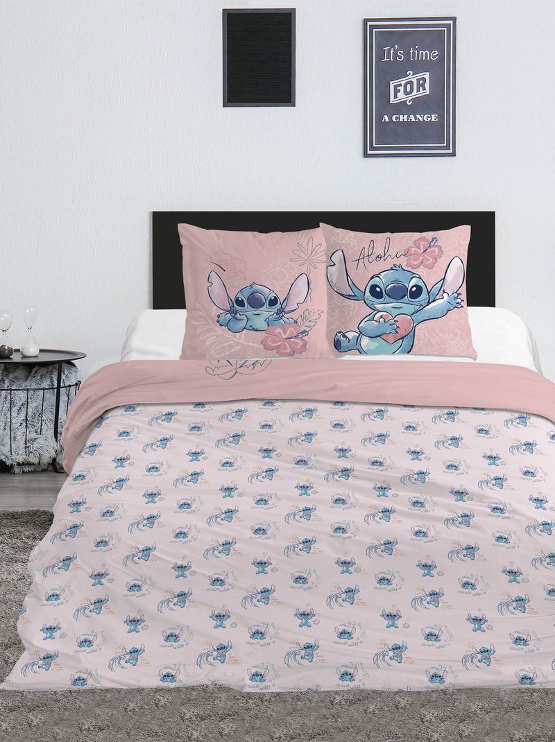 Juego de cama 'Disney' de 3 piezas - 1 funda nórdica para 2 personas + 2 fundas de almohada Rosa - Kiabi