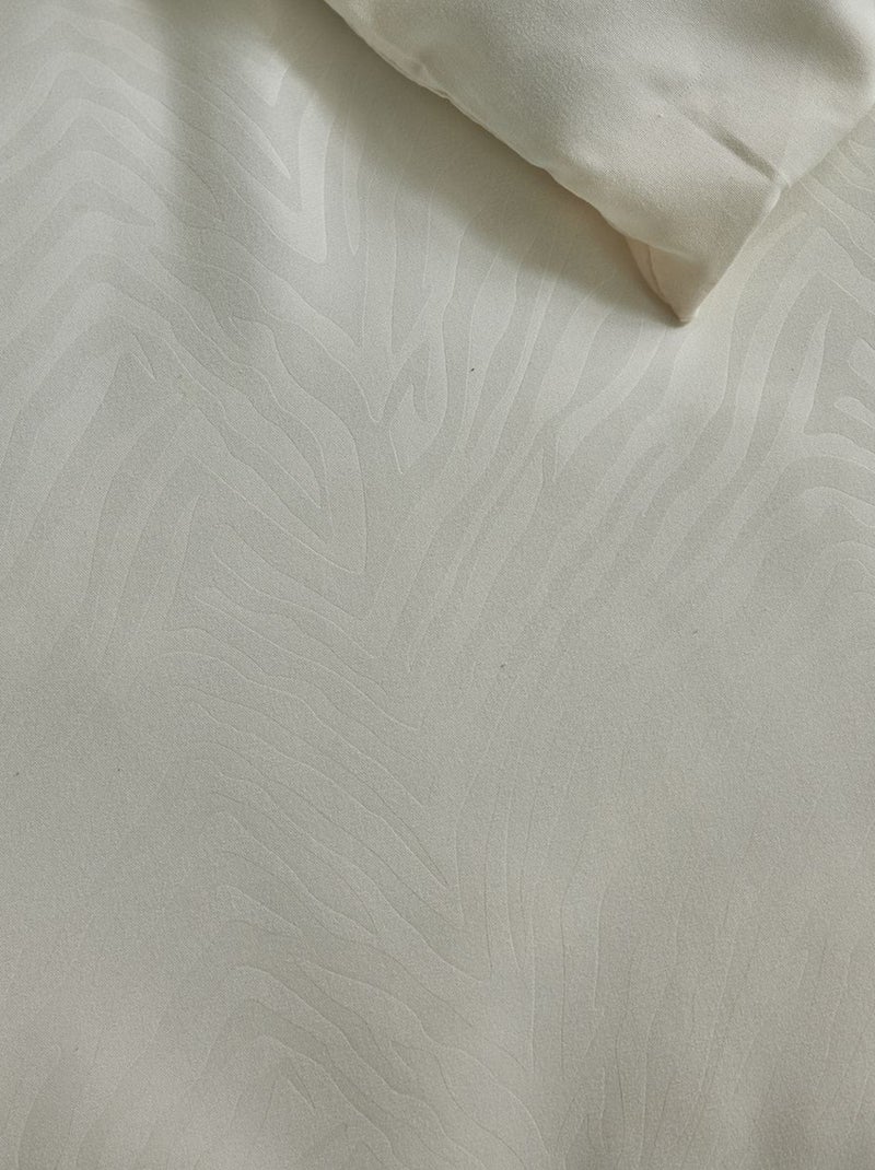 Juego de cama doble - estampado de cebras Crudo - Kiabi