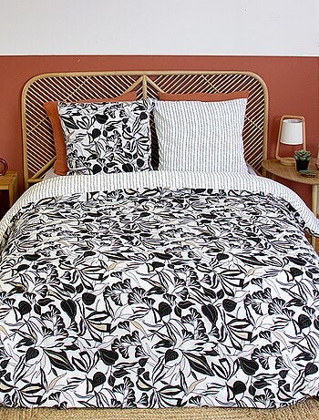 Juego de cama doble - estampado floral
