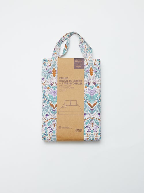 Juego de cama doble (240 x 220 cm) de algodón - Kiabi Home - Kiabi
