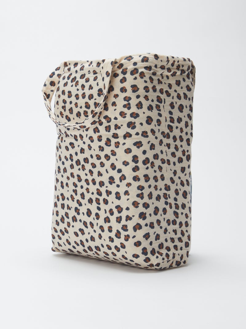 Juego de cama doble (240 x 220 cm) de gasa de algodón - Kiabi Home BEIGE - Kiabi