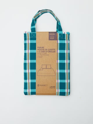 Juego de cama doble (240 x 220 cm) de algodón - Kiabi Home