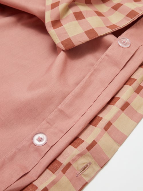 Juego de cama doble (260 x 240 cm) de algodón - Kiabi Home - Kiabi