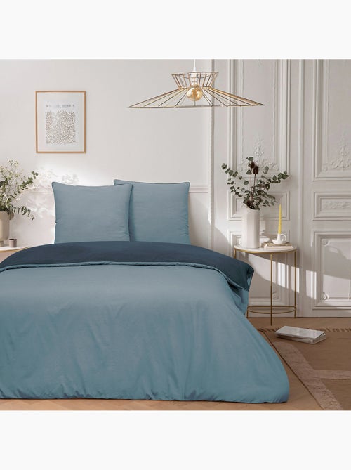 Juego de cama doble bicolor - Kiabi