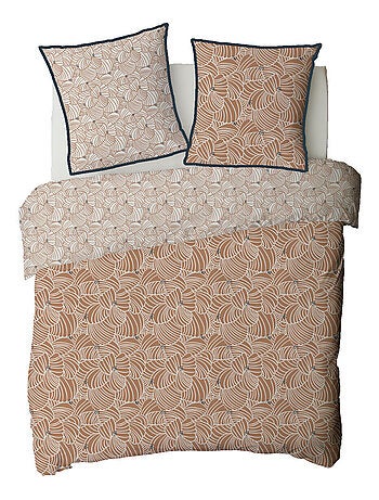 Juego de cama doble de algodón con estampado floral