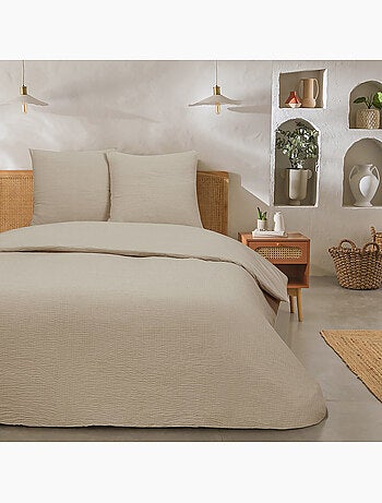 Juego de cama doble de gasa de algodón