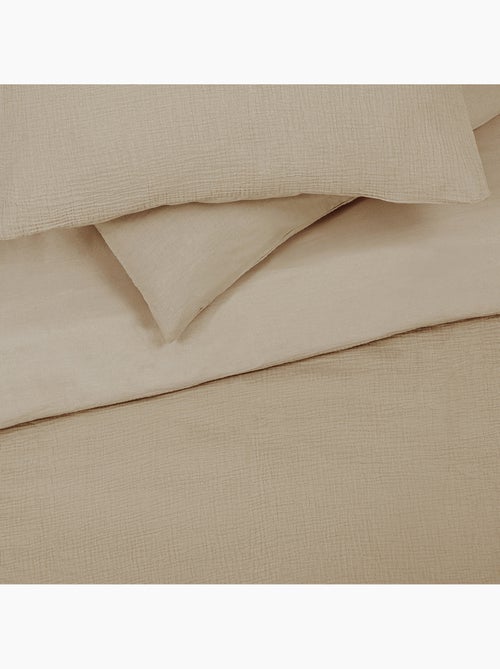 Juego de cama doble de gasa de algodón - Kiabi