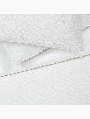 Juego de cama doble de gasa de algodón