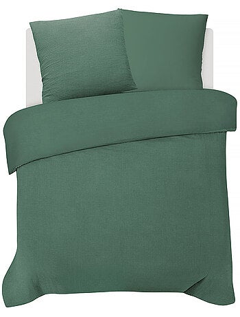 Juego de cama doble de gasa de algodón