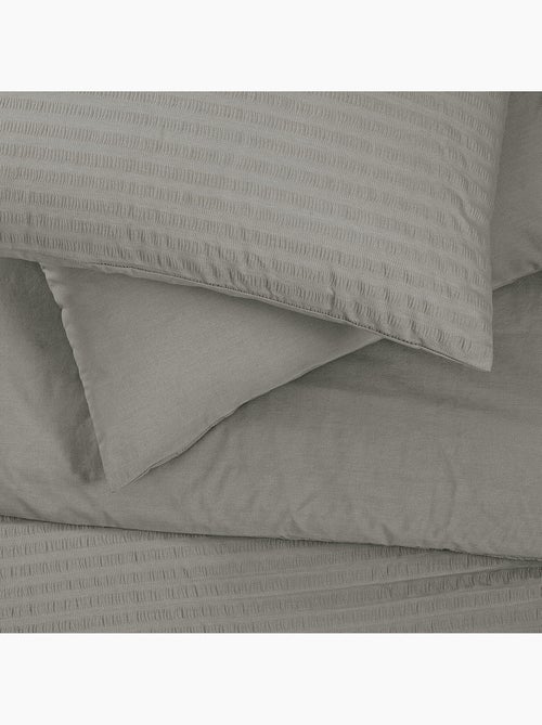 Juego de cama doble de seersucker - Kiabi