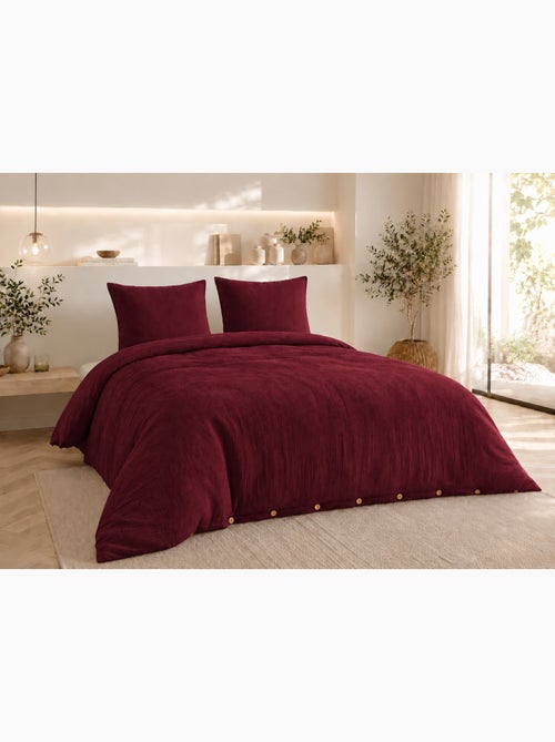 Juego de cama doble gasa de algodón gaïa + 2 fundas de almohada 60x60 cm - Kiabi