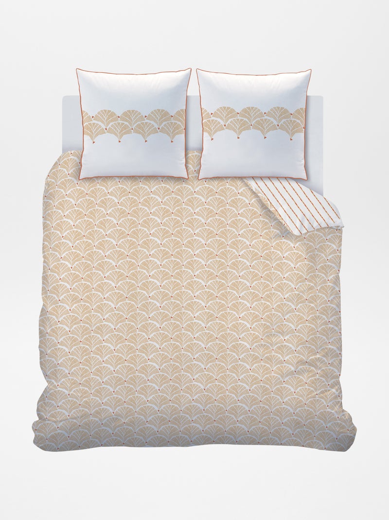 Juego de cama doble reversible MARRON - Kiabi