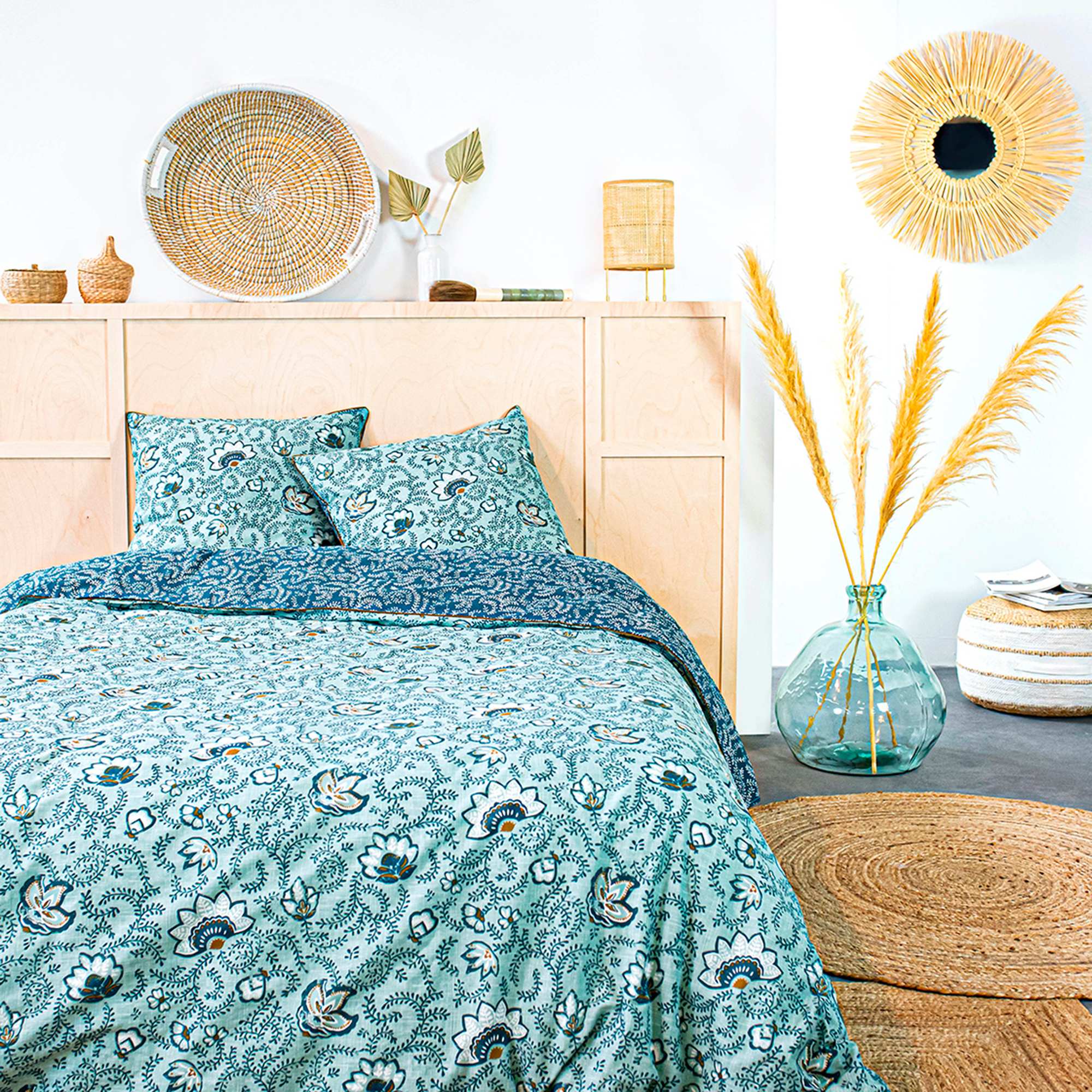 Juego de cama doble Hogar - VERDE - Kiabi - 32,00€