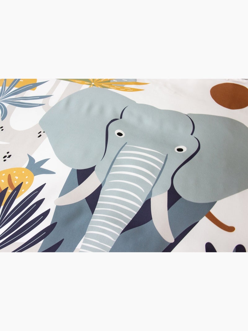 Juego de cama ELEPH Microfibra, Gris, 140x200 cm Gris - Kiabi