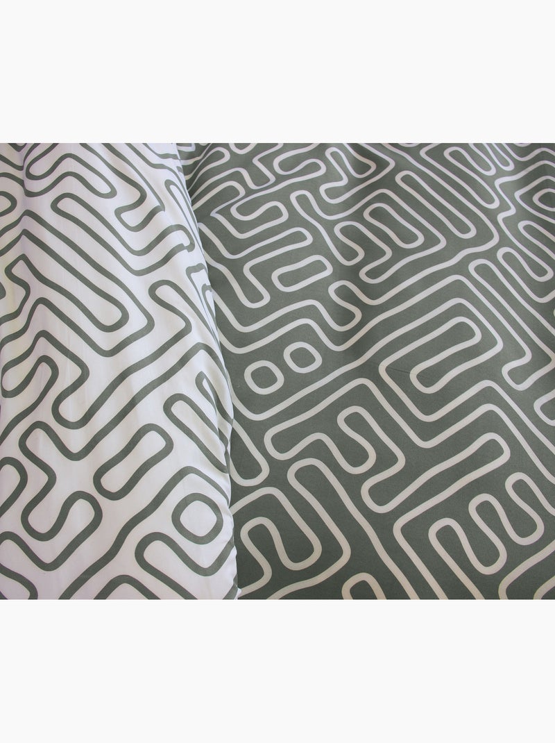 Juego de cama Espíritu Zen Reversible Verde - Kiabi