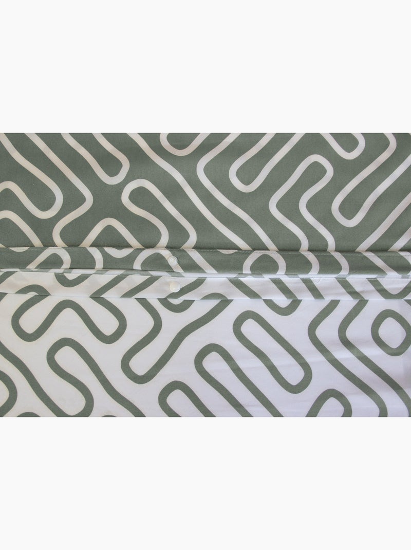 Juego de cama Espíritu Zen Reversible Verde - Kiabi