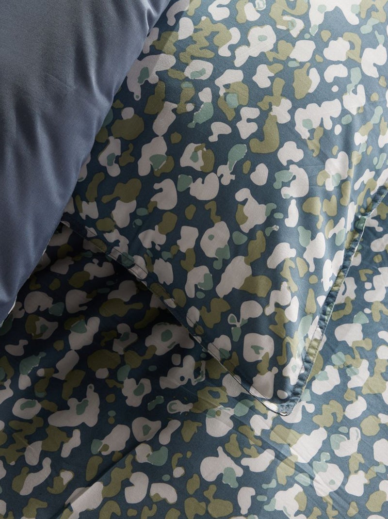 Juego de cama estampado - 2 personas Azul - Kiabi