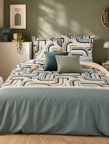 Juego de cama estampado - 240x220 cm - 2 personas