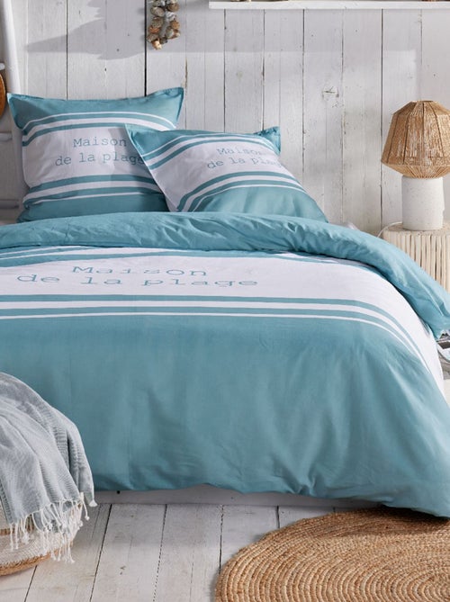 Juego de cama estampado - Doble - Kiabi