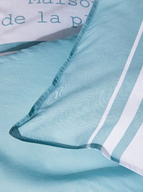 Juego de cama estampado - Doble - Kiabi
