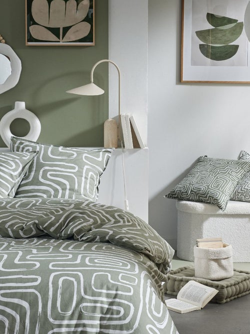 Juego de cama estampado - Doble - Kiabi