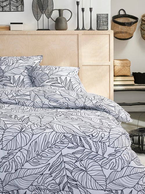 Juego de cama estampado - Doble - Kiabi