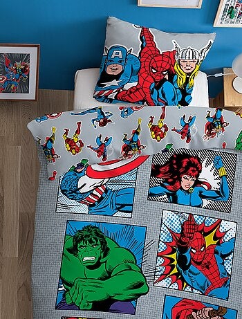 Juego de cama estampado 'Avengers' - 1 persona