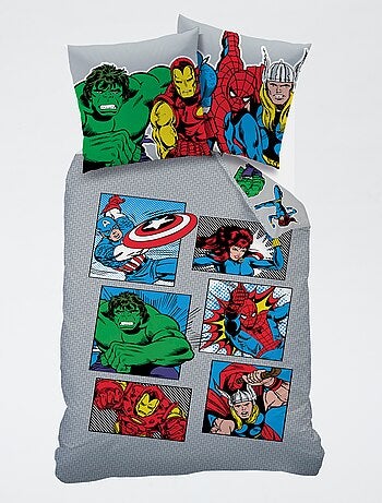 Juego de cama estampado 'Avengers' - 1 persona