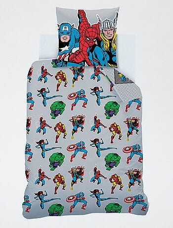 Juego de cama estampado 'Avengers' - 1 persona