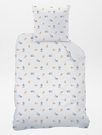Juego de cama estampado 'Bluey' - Individual