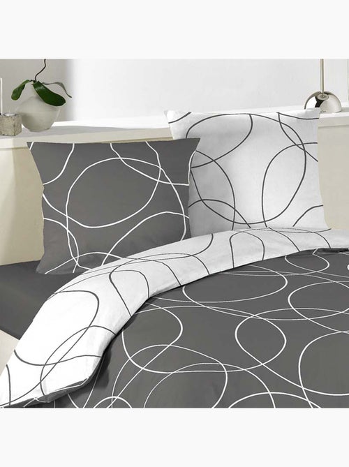 Juego de cama estampado "Cercles - Kiabi