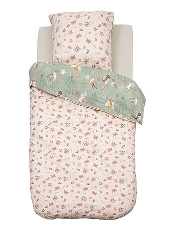 Juego de cama estampado con hada