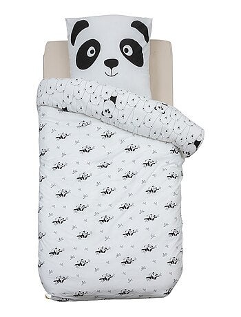 Juego de cama estampado con motivo de panda