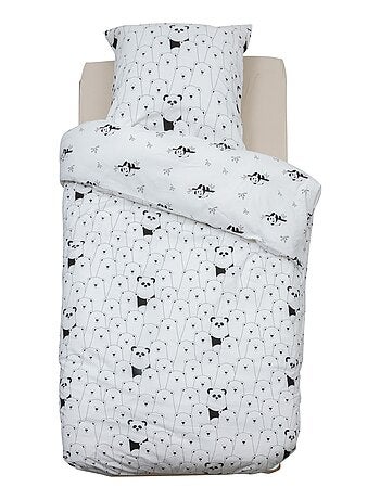 Juego de cama estampado con motivo de panda