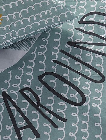 Juego de cama estampado fantasía - Individual