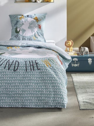 Juego de cama estampado fantasía - Individual
