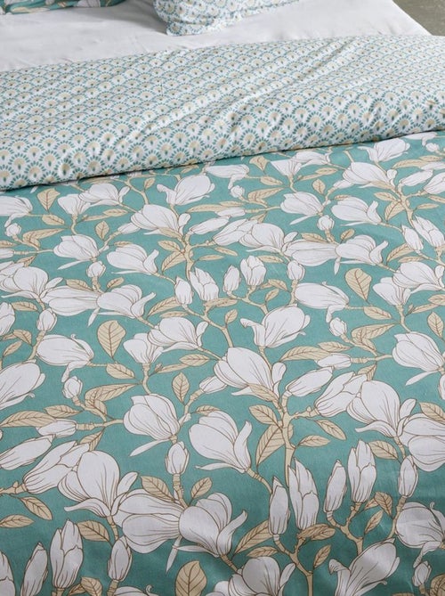 Juego de cama estampado floral reversible - 2 personas - Kiabi