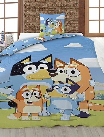 Juego de cama estampado funda nórdica + 2 fundas de almohada - 2 personas