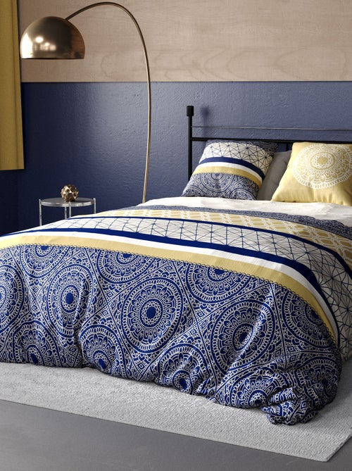 Juego de cama estampado funda nórdica + 2 fundas de almohada - 2 personas - Kiabi